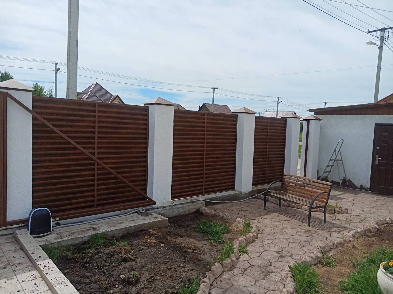 забор-жалюзи printech каштан двусторонний фото3 в Якутске