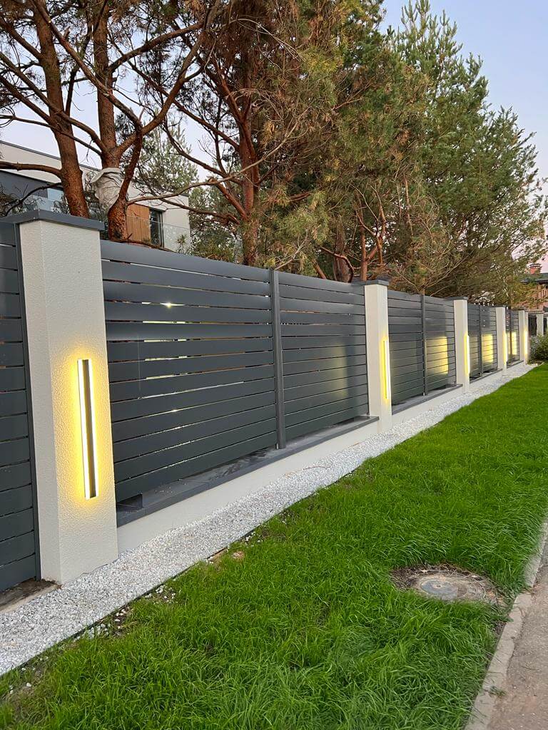 Забор-ранчо из металлопланкена 36м RAL7024 Серый Графит фото 13 в Якутске