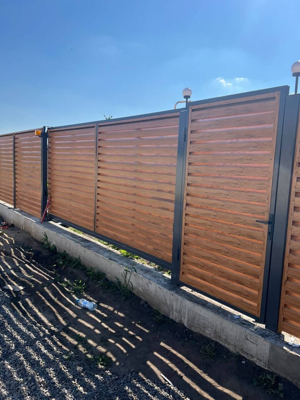 Забор-жалюзи из ламелей Хай-Тек 57м Кипарис 2xPrintech двусторонний в Якутске